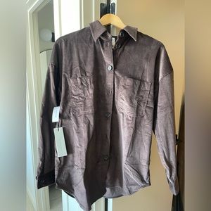 Brand new with tags Babaton oversized corduroy Graydon shacket in the size small